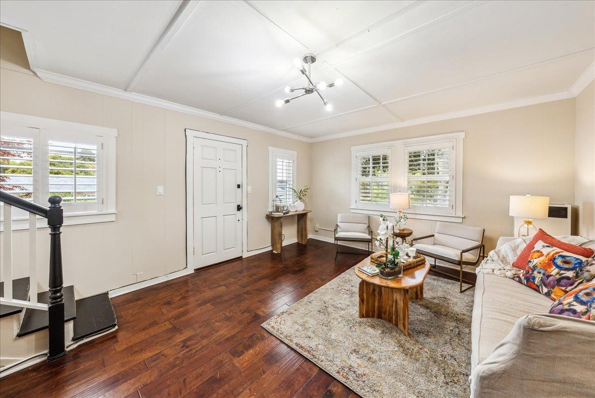 799 Grace Street Monterey, CA 93940 - Photo 7 of 38 a living room with furniture and wooden floor