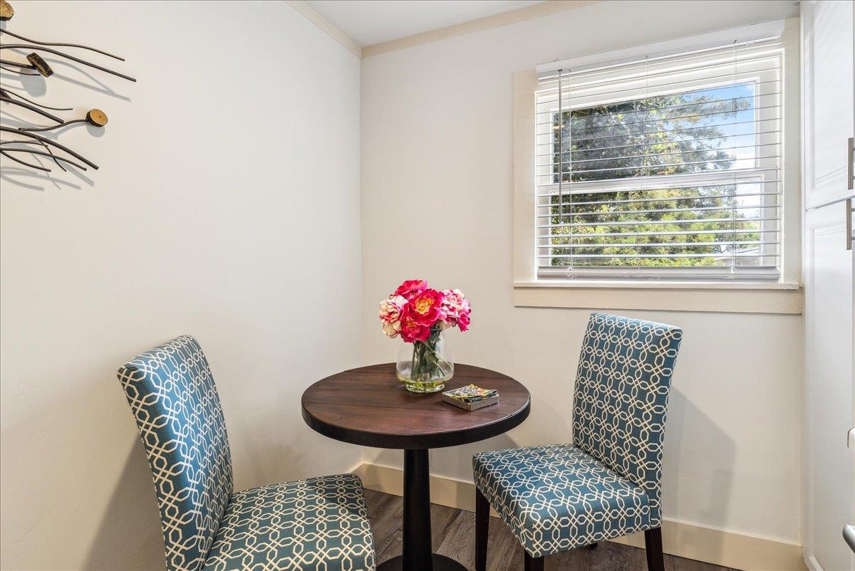 799 Grace Street Monterey, CA 93940 - Photo 10 of 38 a view of a dining room with furniture and a window