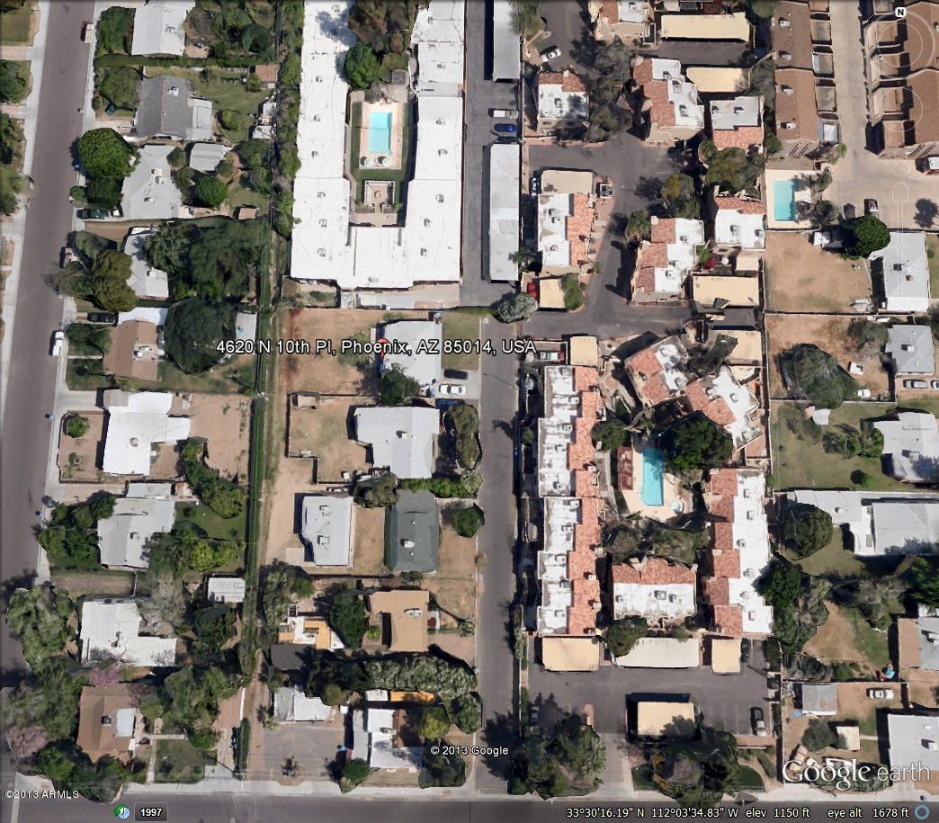 4620 North 10th Place Phoenix, AZ 85014 - Photo 2 of 19 an aerial view of multiple house
