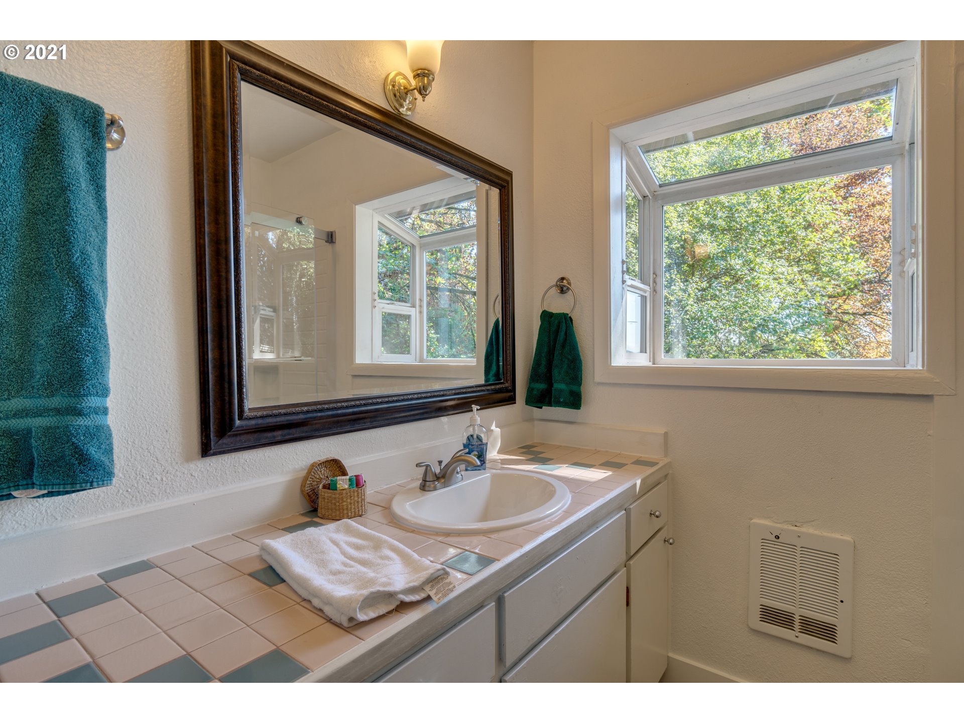 1928 Southwest 6th Avenue Camas, WA 98607 - Photo 15 of 31 a bathroom with a sink vanity and a mirror