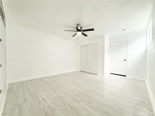 a view of a room with an empty space