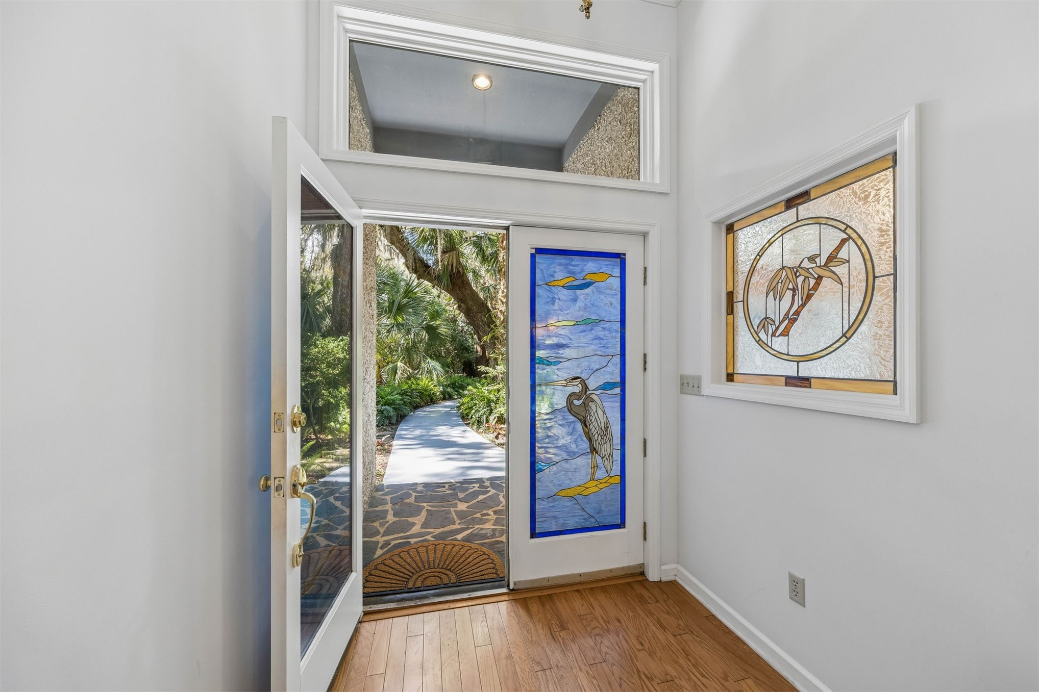 5 Red Cedar Road Fernandina Beach, FL 32034 - Photo 32 of 46 Front Entry Stained Glass Doors