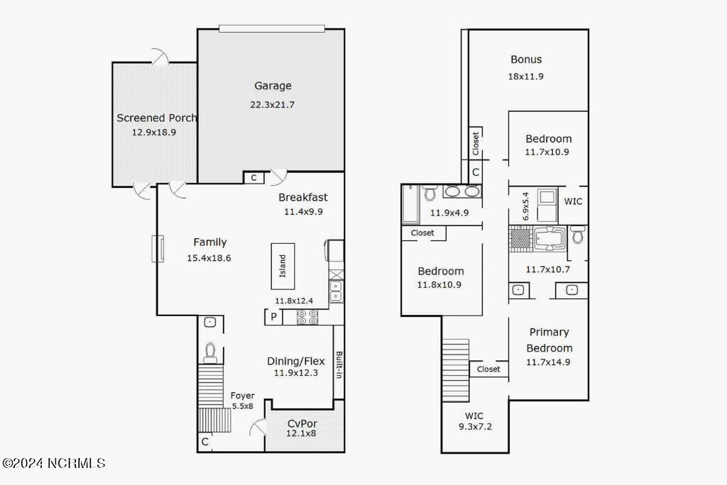 1352 Ileagnes Road Raleigh, NC 27603 - Photo 43 of 43 Floor Plan