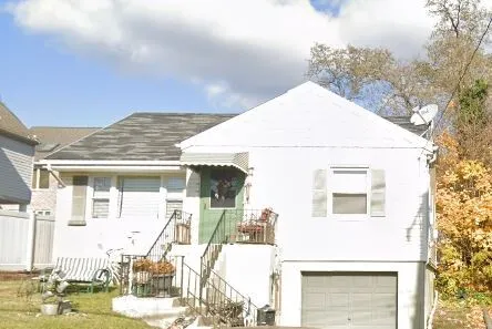 a view of a house with a porch