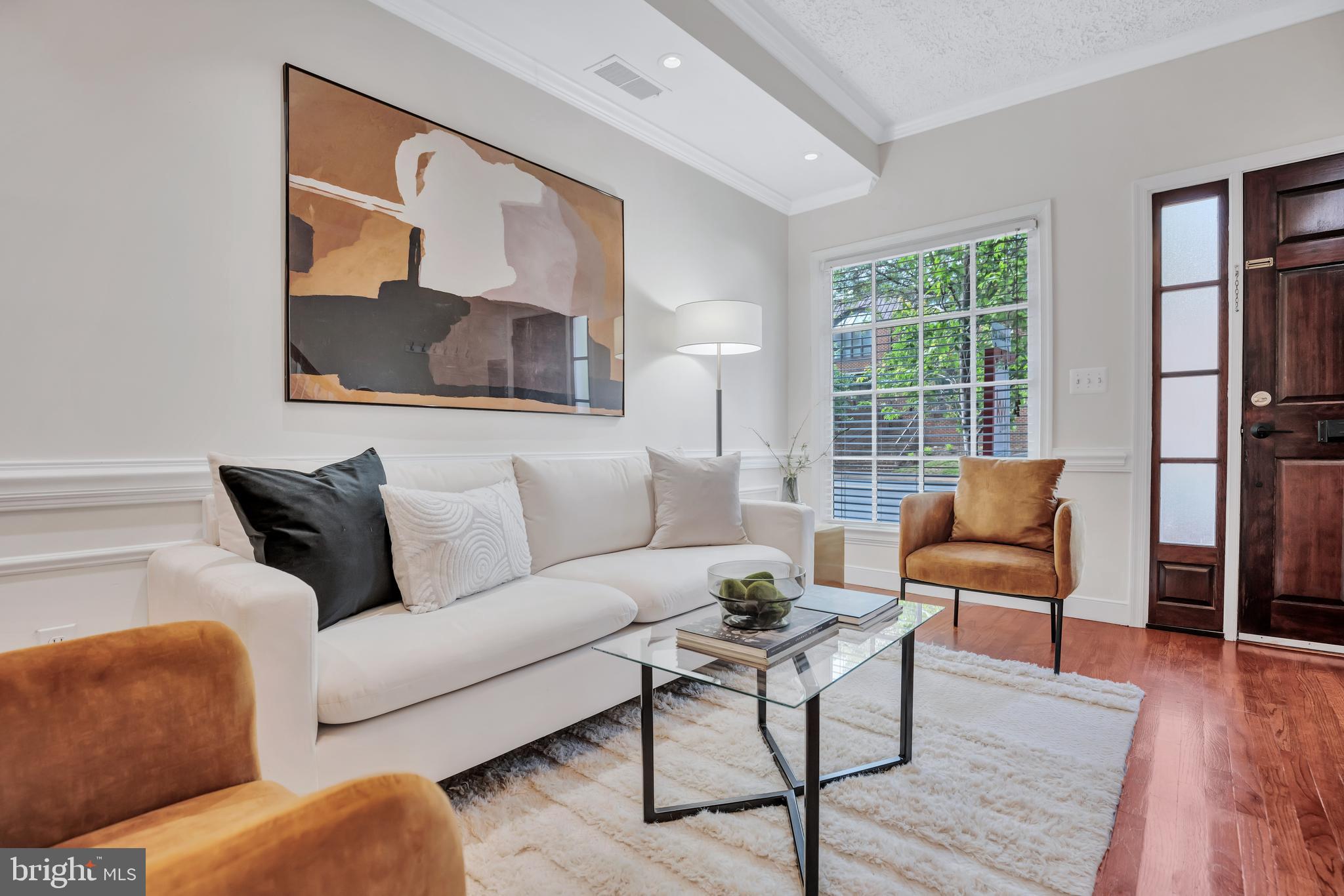1437 Duke Street Alexandria, VA 22314 - Photo 6 of 45 a living room with furniture and wooden floor