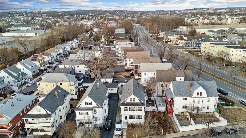 141 4th Street Medford, MA 02155 - Photo 17 of 26 an aerial view of a city
