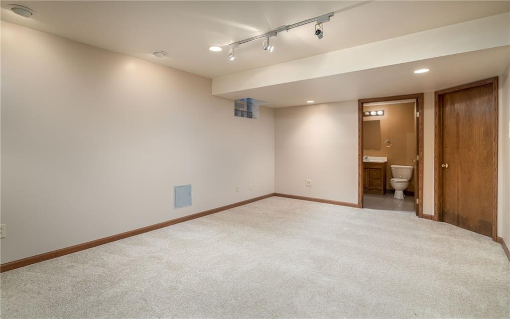 17 Cranberry Lane Cecil, PA 15321 - Photo 19 of 25 an empty room with a bathroom and a shower