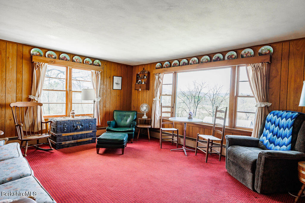 45 Swamp Road West Stockbridge, MA 01266 - Photo 22 of 52 a living room with furniture and a large window
