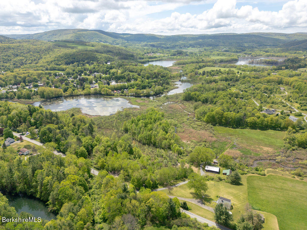 45 Swamp Road West Stockbridge, MA 01266 - Photo 5 of 52 Full Aerial with Frontage