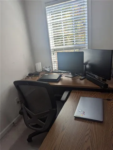 a room with furniture and window