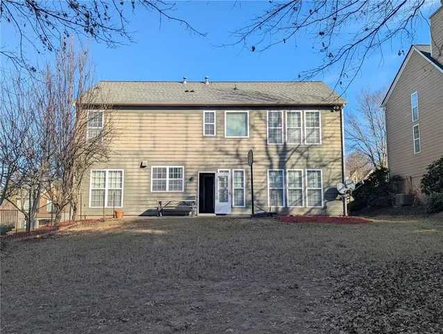 a view of a house with a outdoor space