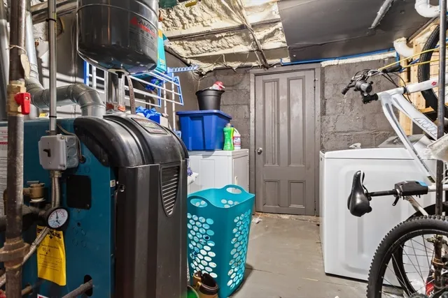 a view of storage and utility room