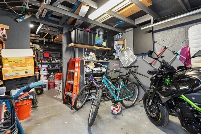 a view of a refrigerator and window