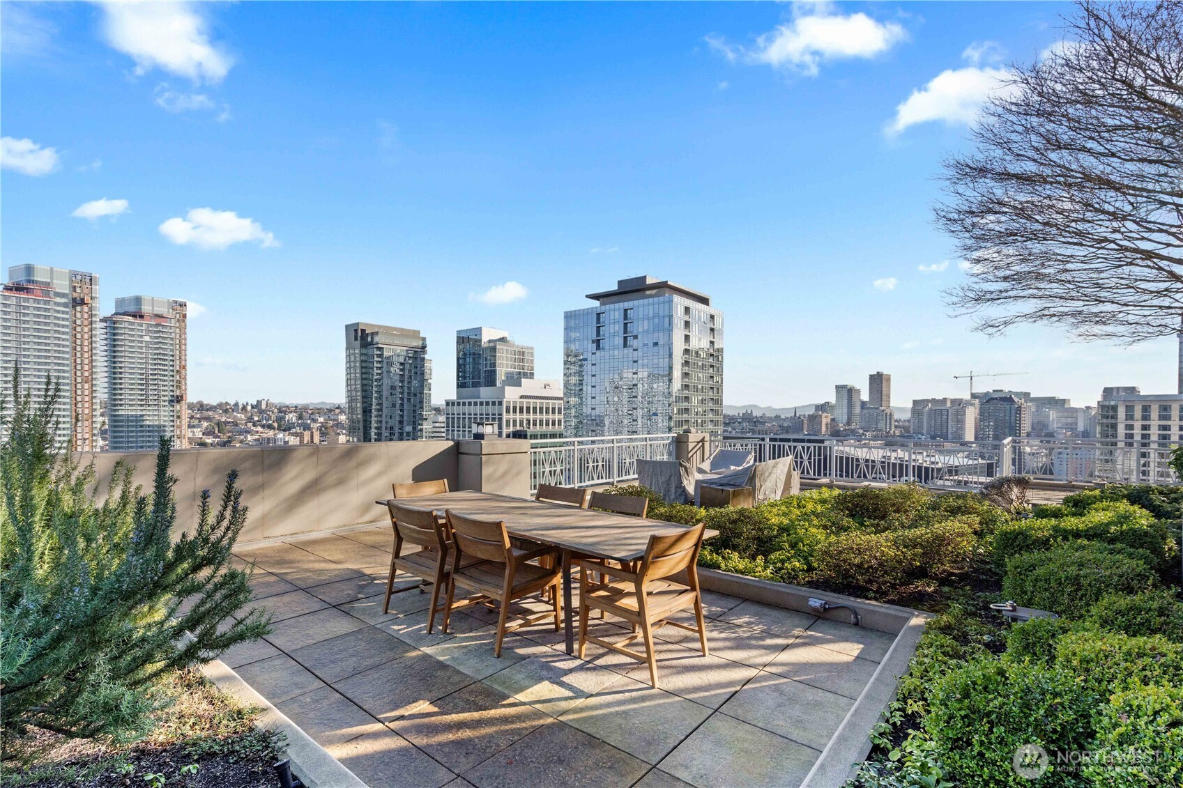 819 Virginia Street, Unit 1408 Seattle, WA 98101 - Photo 35 of 39 a view of a terrace with sitting area