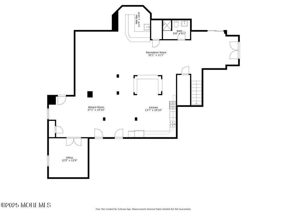 1721 Azure Drive Neptune, NJ 07753 - Photo 92 of 95 1721 Azure - Floor Plan - Basement