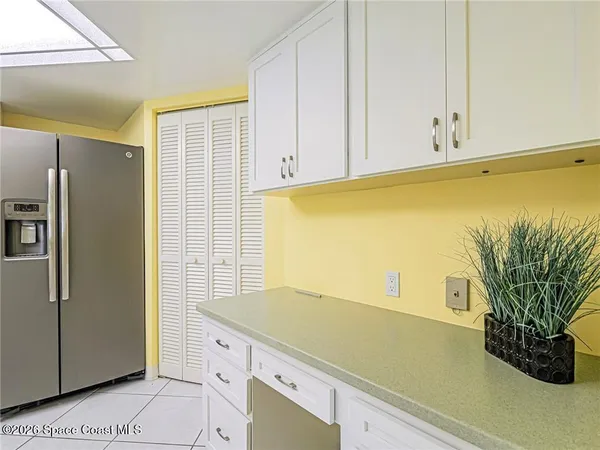 a view of kitchen and window