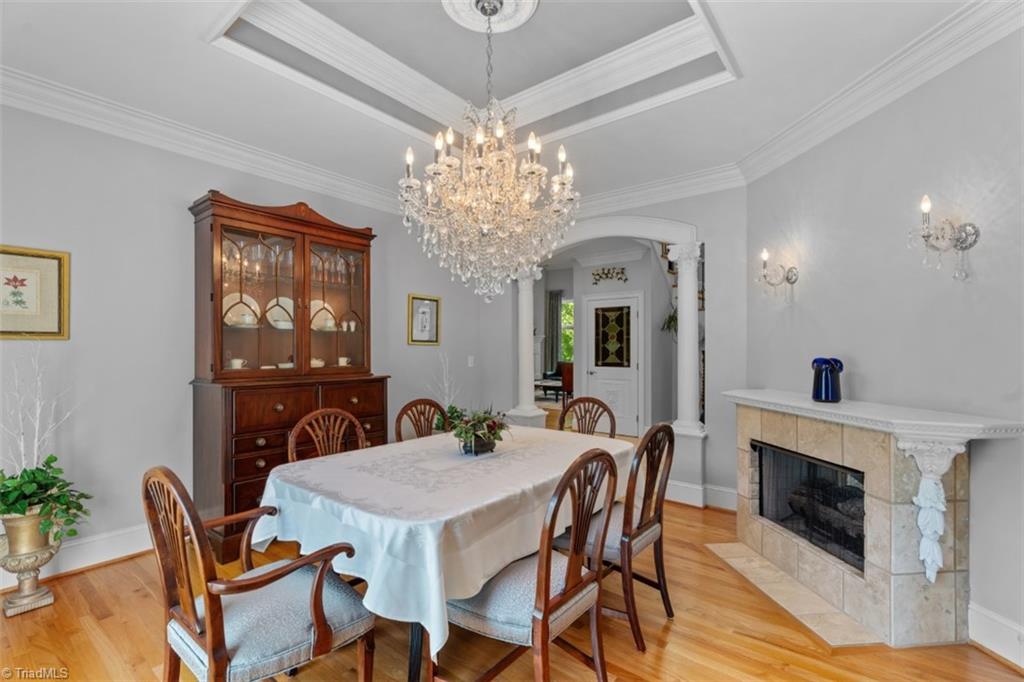 4449 Bent Tree Farm Road Winston-Salem, NC 27106 - Photo 6 of 50 Dining room would make a nice study/office