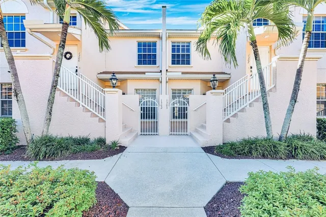a living room with patio area