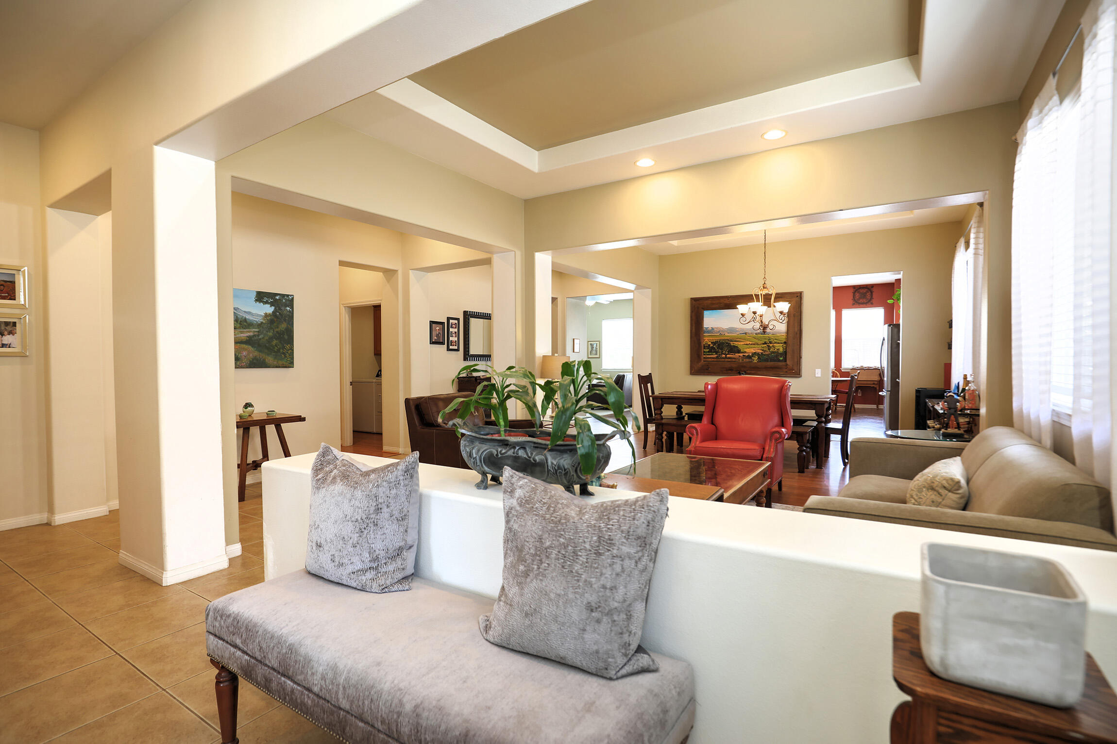 363 Quail Run Road Buellton, CA 93427 - Photo 3 of 25 a living room with furniture and a large mirror