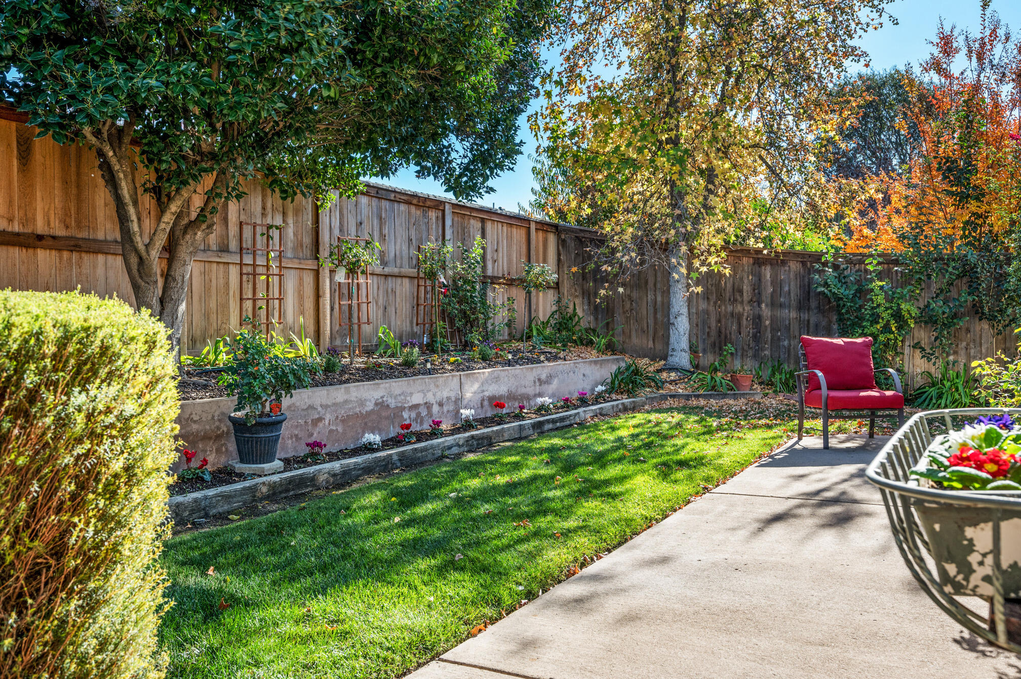246 Ranch Road Buellton, CA 93427 - Photo 20 of 21 Patio and lawn off the Primary Suite