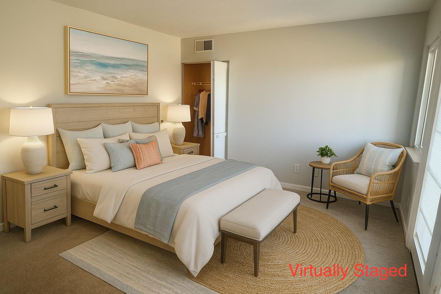 155 Marsh View, Unit 155 Charleston, SC 29412 - Photo 13 of 25 Primary Bedroom Virtually Staged