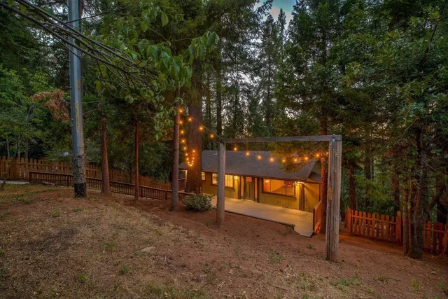 a view of outdoor space with trees