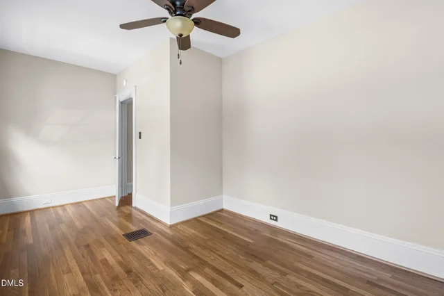 a view of empty room with a window
