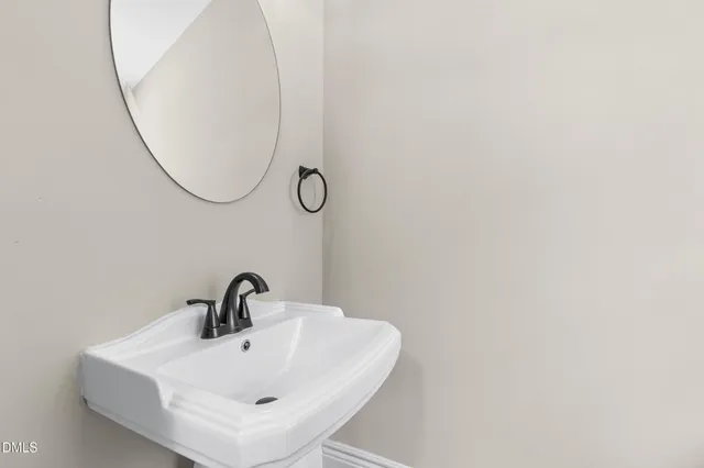 a view of a backyard with a trees