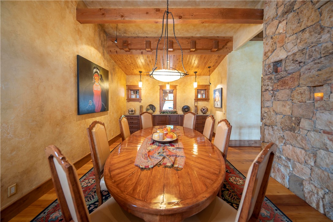 211 Highlands Drive Breckenridge, CO 80424 - Photo 10 of 35 The intimate dining room is perfect for holiday celebrations.