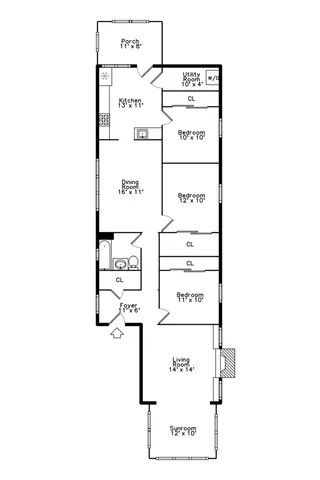 $1,900 | 3033 West Gunnison Street, Unit 1, Chicago, IL 60625