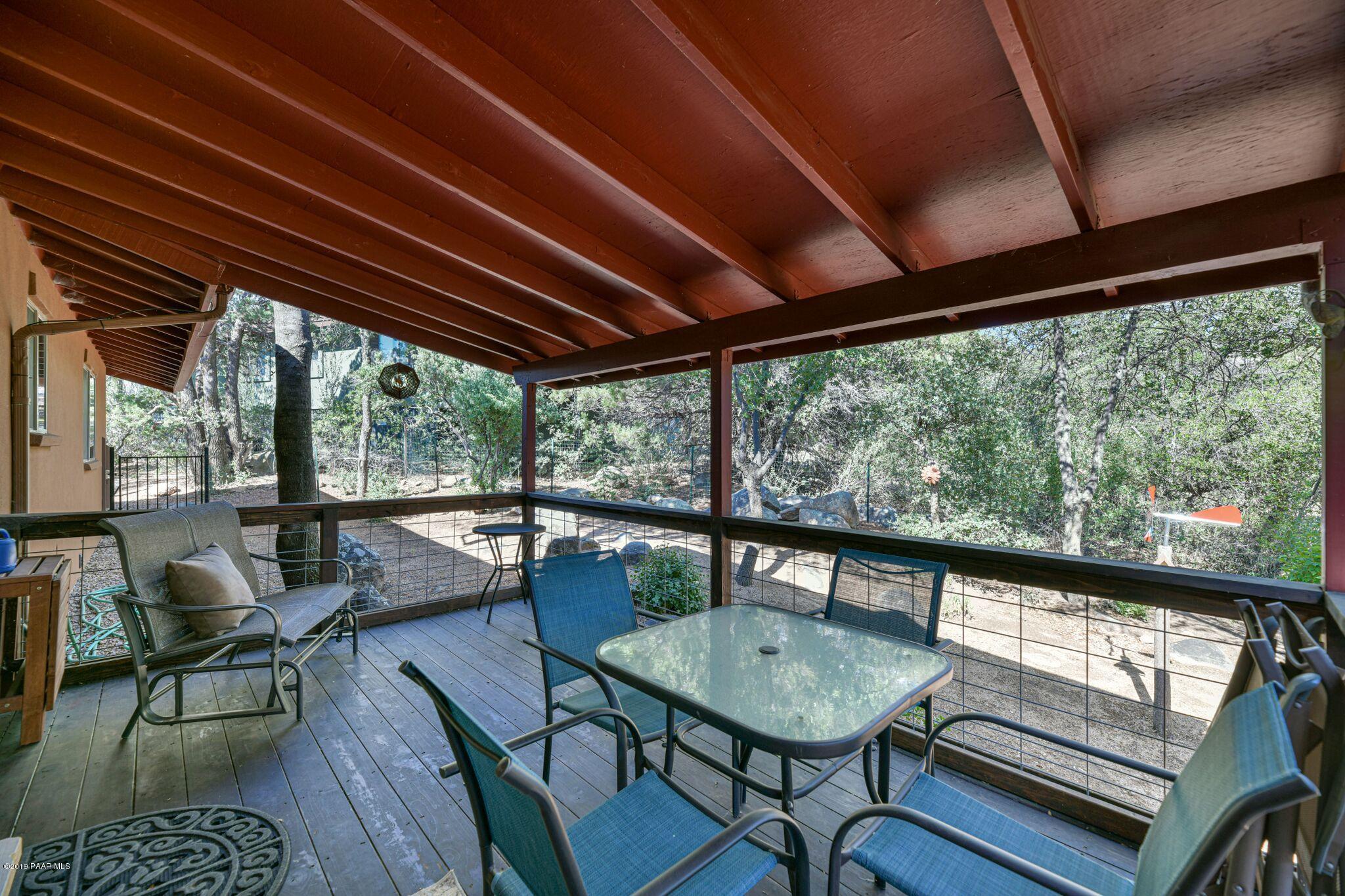 1500 Copper Basin Road Prescott, AZ 86303 - Photo 37 of 42 Covered back deck