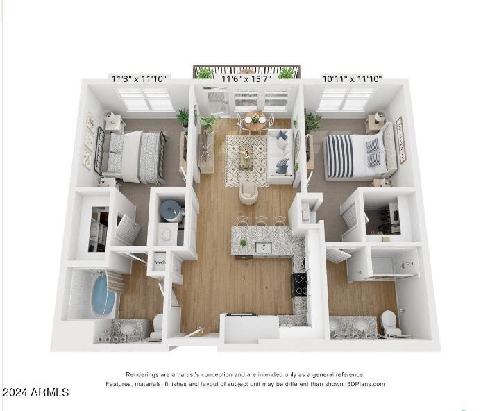 270 West Ocotillo Road, Unit 2 Queen Creek, AZ 85140 - Photo 6 of 6 Floorplan