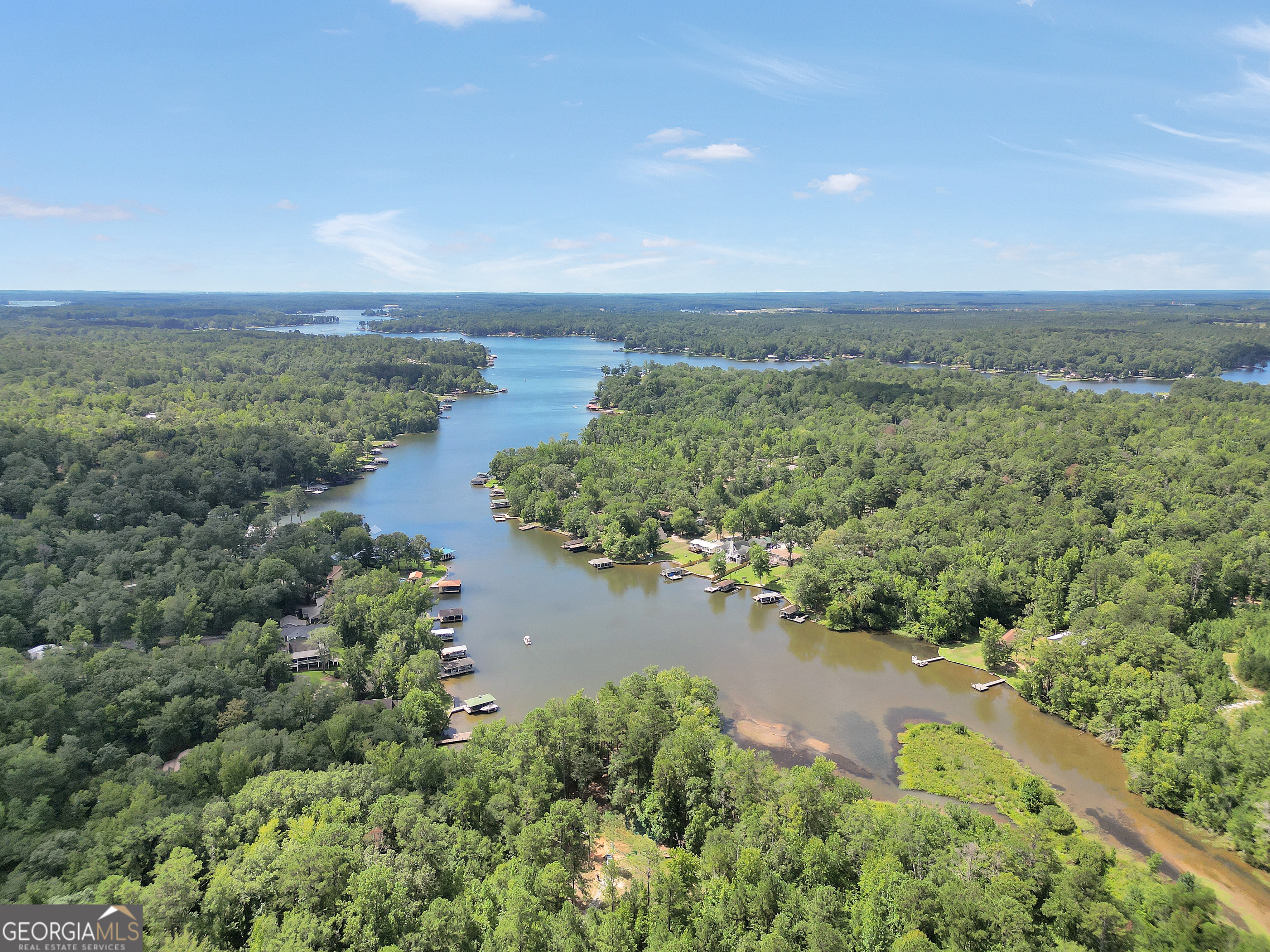 0 Scuffleboro Road Southeast Eatonton, GA 31024 - Photo 8 of 77 an aerial view of green landscape with trees houses and lake view