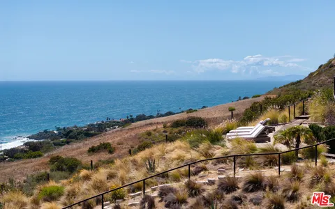 a view of an ocean and beach