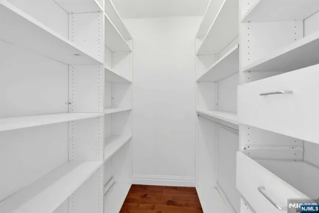 a view of walk in closet