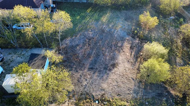 a view of a garden with flowers