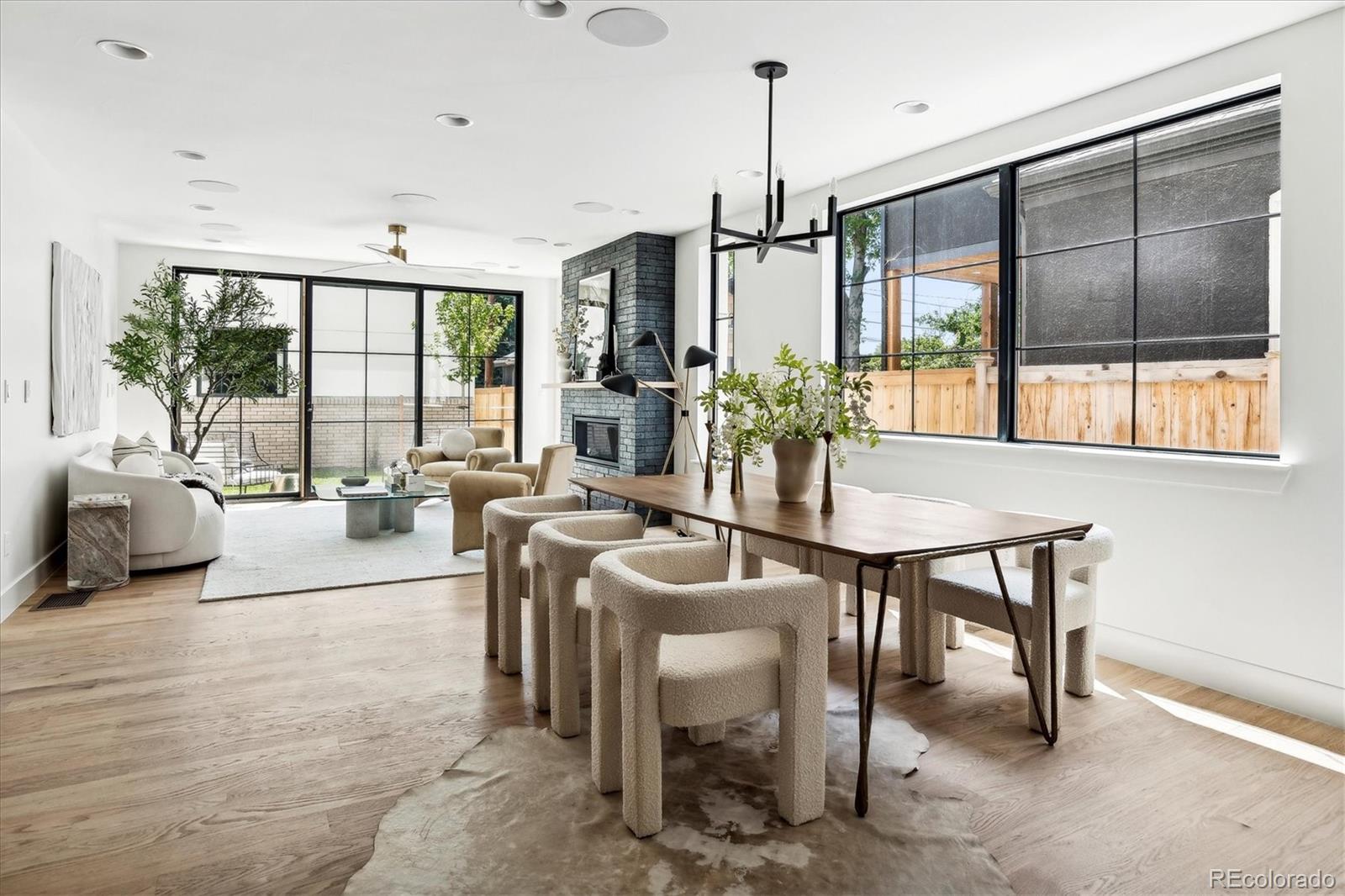 2228 Lowell Boulevard Denver, CO 80211 - Photo 17 of 49 a living room with furniture and a large window