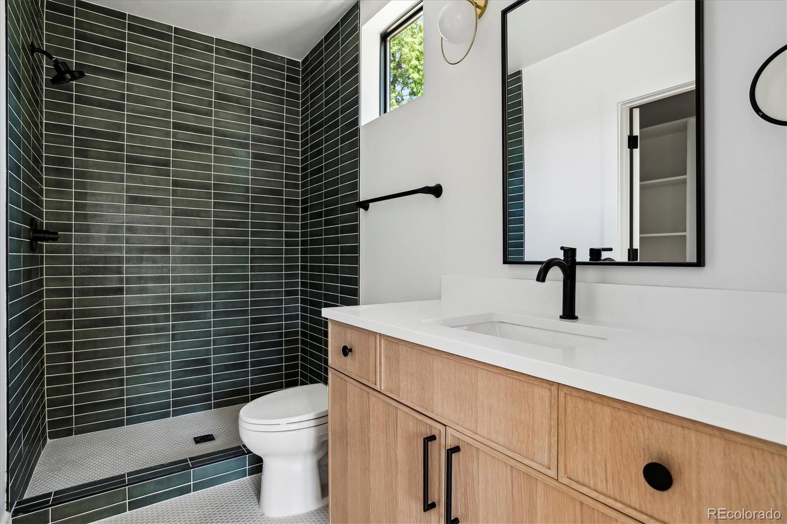 2228 Lowell Boulevard Denver, CO 80211 - Photo 33 of 49 a bathroom with a sink and a toilet