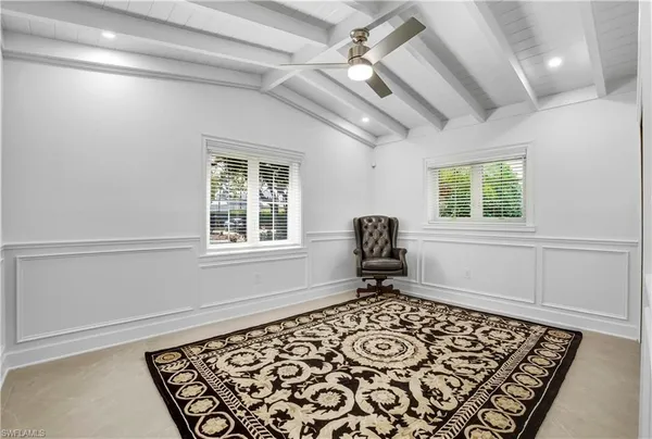 an entryway with a window