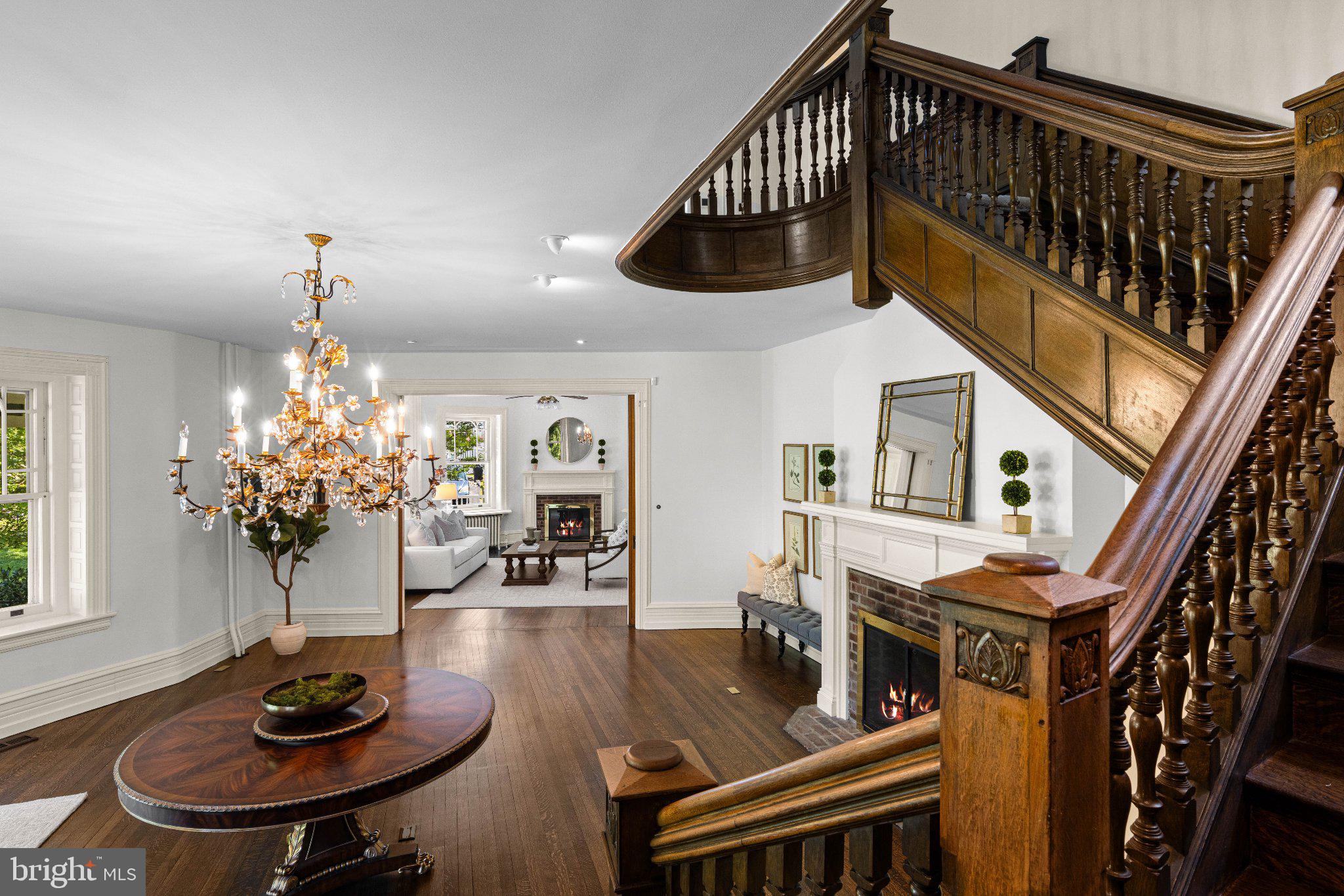 312 South Waterloo Road Devon, PA 19333 - Photo 9 of 112 Foyer opens to living room