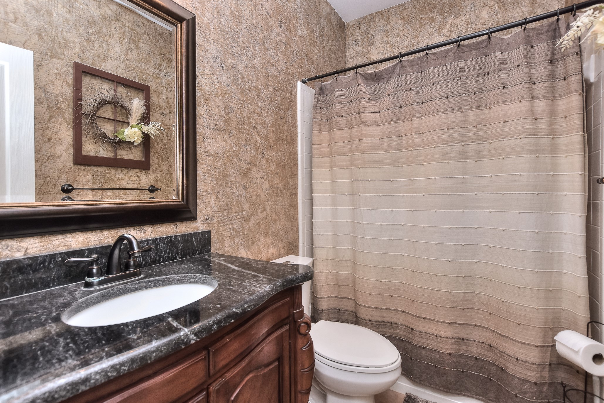 455 Logan Road Georgetown, TX 78628 - Photo 26 of 38 Master bath has double sinks and granite countertop