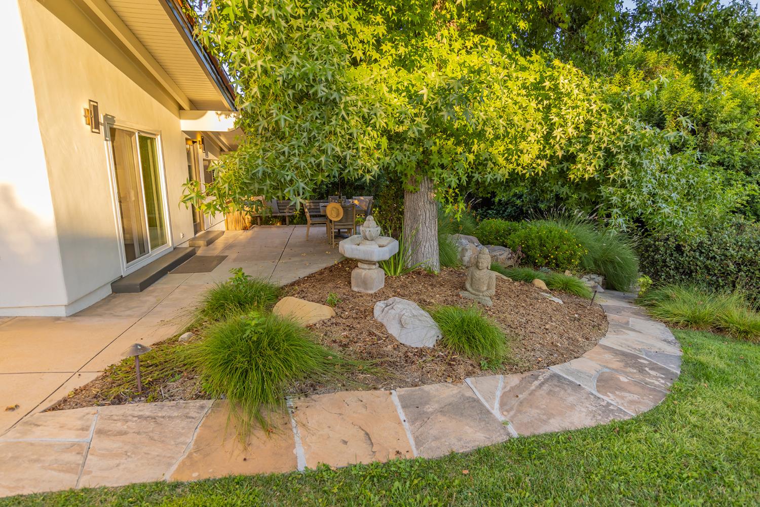 276 Running Ridge Trail Ojai, CA 93023 - Photo 28 of 31 a view of a backyard with potted plants
