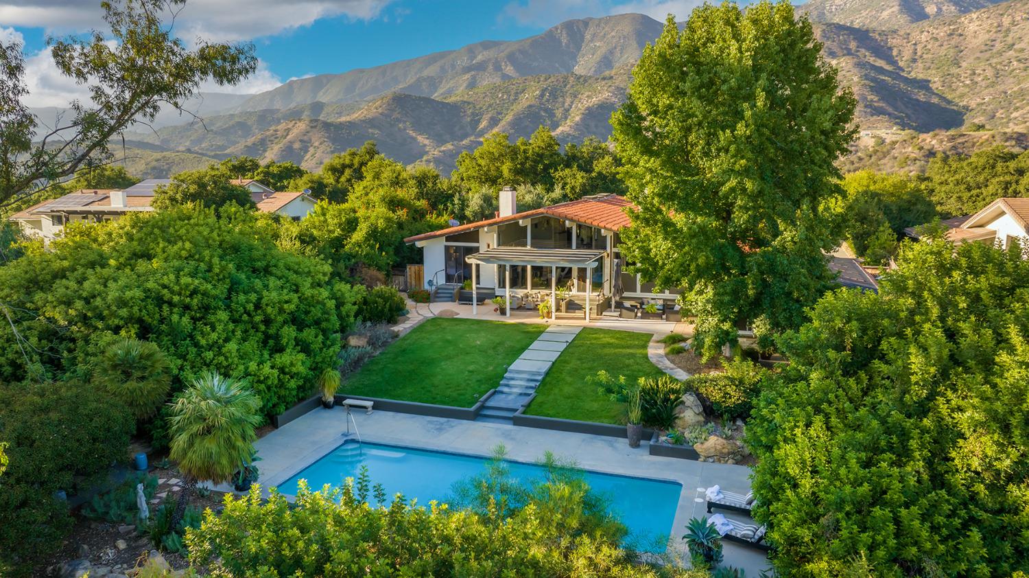 276 Running Ridge Trail Ojai, CA 93023 - Photo 3 of 31 an aerial view of a house