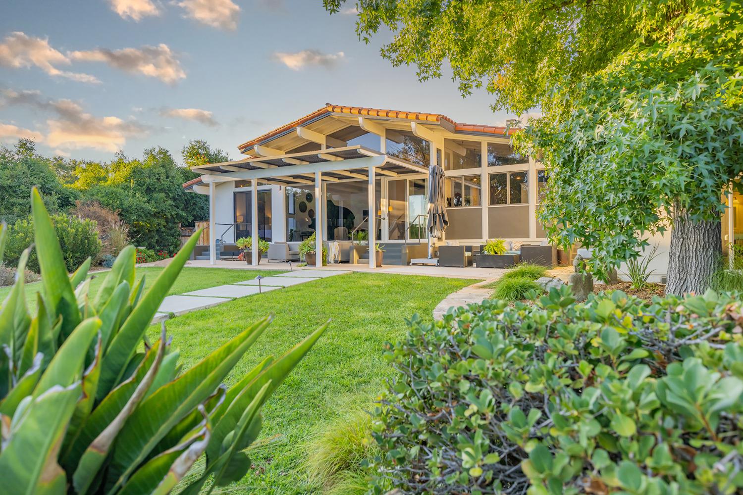 276 Running Ridge Trail Ojai, CA 93023 - Photo 4 of 31 a view of a house with a garden view