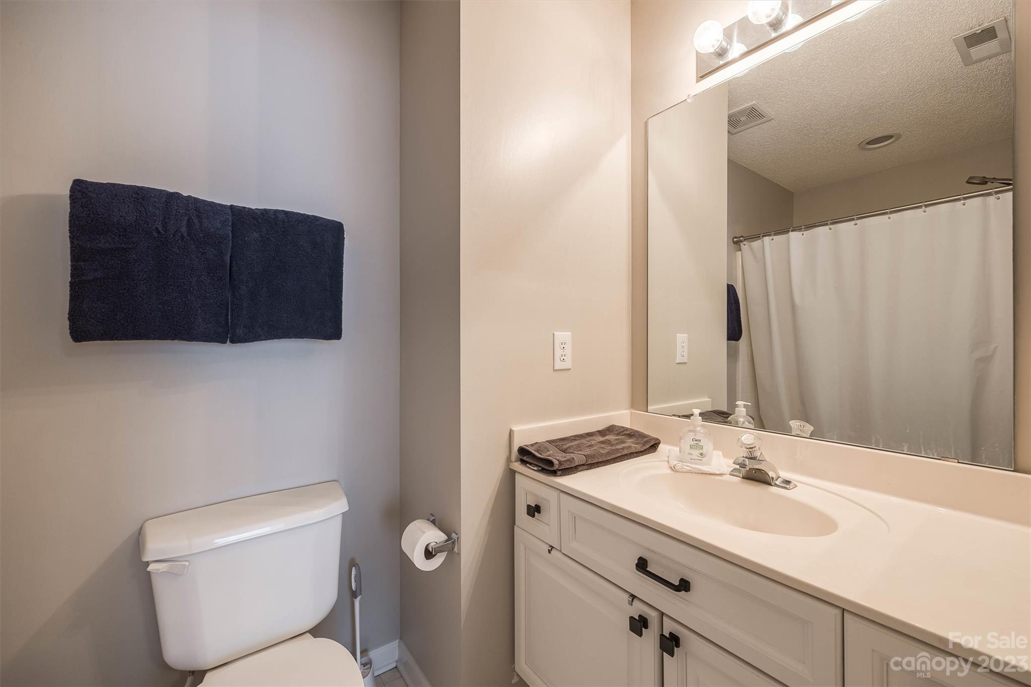 9725 Mattforest Circle Charlotte, NC 28277 - Photo 21 of 29 a bathroom with a toilet sink and mirror