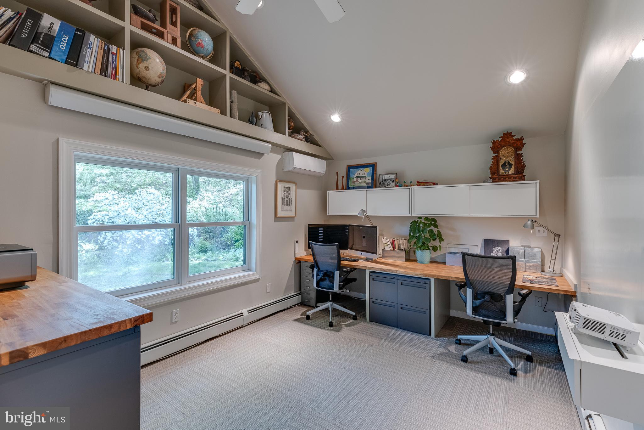 2015 Stone Ridge Lane Villanova, PA 19085 - Photo 31 of 67 Office with vaulted ceiling