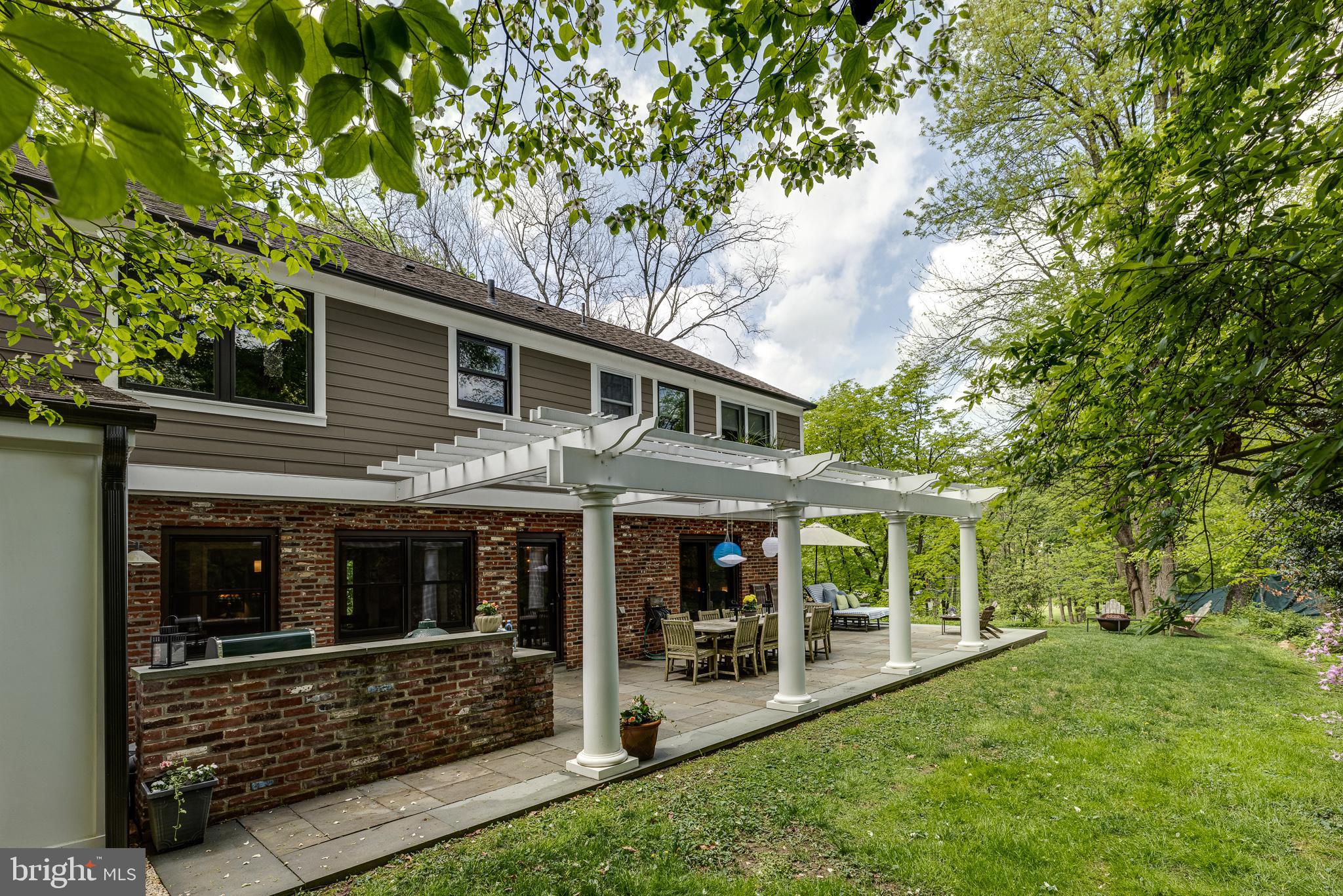 2015 Stone Ridge Lane Villanova, PA 19085 - Photo 63 of 67 Exterior Rear with Flagstone Patio