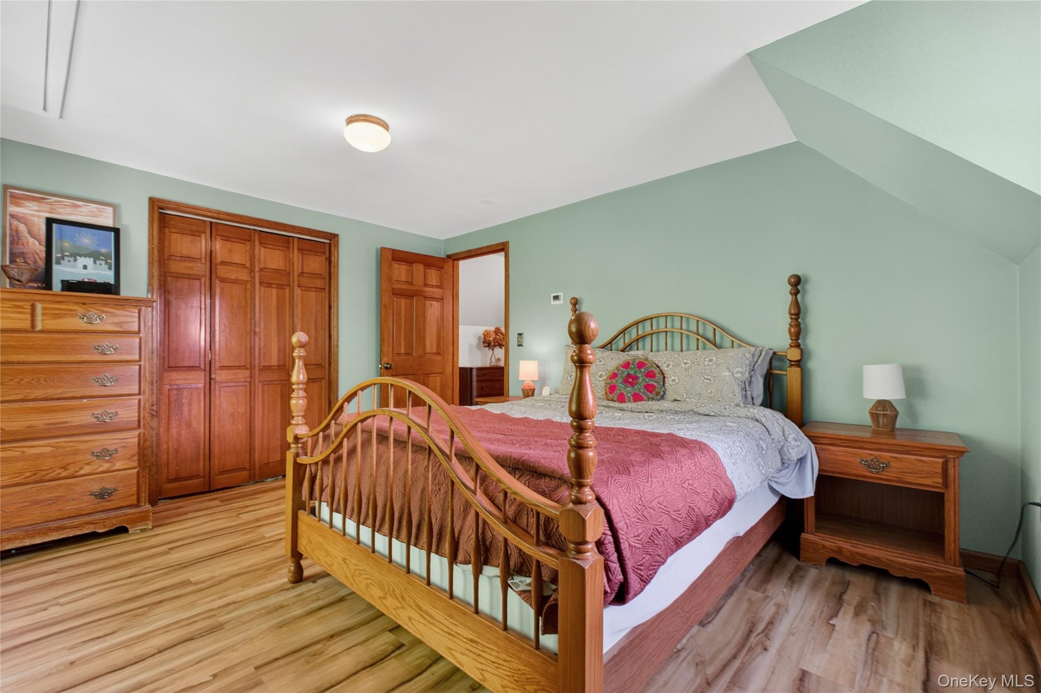 127 Belvedere Road Beacon, NY 12508 - Photo 19 of 37 a bedroom with two beds and wooden floor