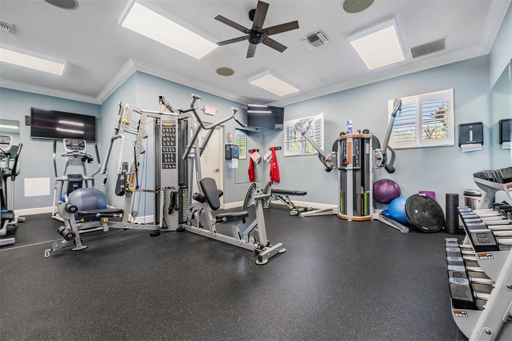 9916 Key Haven Road Seminole, FL 33777 - Photo 34 of 40 a view of a room with gym equipment