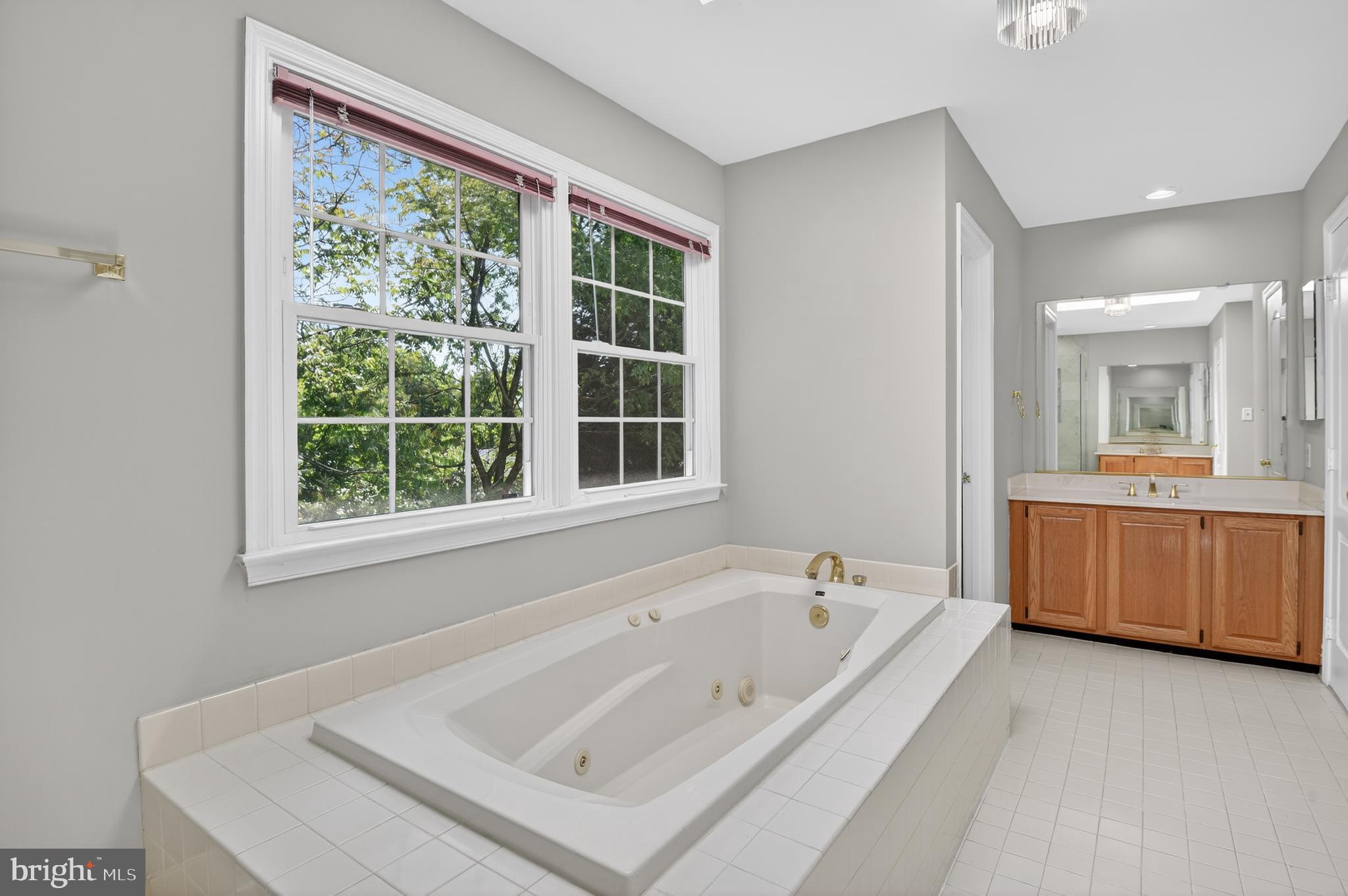 11601 Letterman Way Gaithersburg, MD 20878 - Photo 22 of 53 a white bath tub sitting in a bathroom next to a window